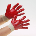Warrior Red PVC Glove