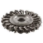 Abracs Pipeline Stainless Steel 115 mm Twist Knot Wire Disc Brush